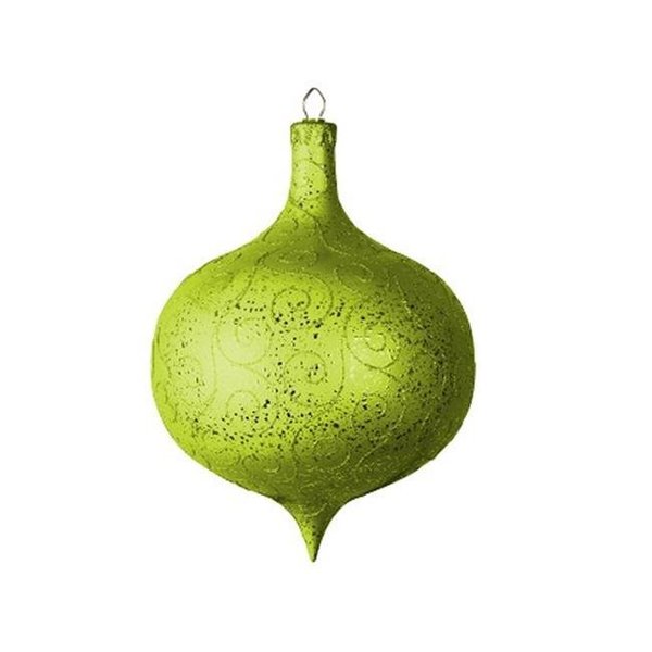 Winterland Winterland WL-ONION-300-LG 300 mm Onion Ornament - Lime Green WL-ONION-300-LG